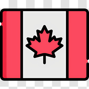 Canada Flag - Canadian Flag With Maple Leaf Transparent PNG