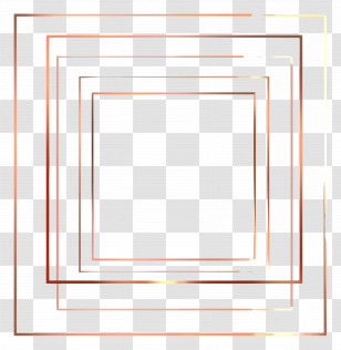 Square Frame - Layered Square Frames For Art Display Transparent PNG