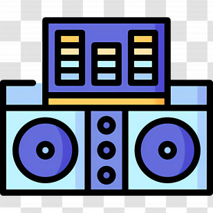 Music Speaker - Modern Stereo System For Music Transparent PNG