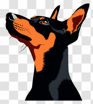 Dog - Profile Of A Dog Illustration Transparent PNG
