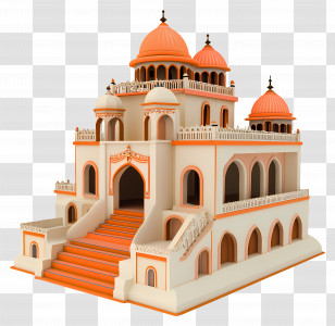 Indian House - Traditional Temple Architecture Transparent PNG