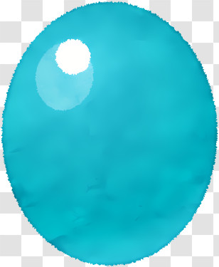 Icon - Blue Circle Shape Transparent PNG