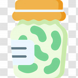 Pickle Jar - Bright Pickle Jar Illustration For Food Concepts Transparent PNG