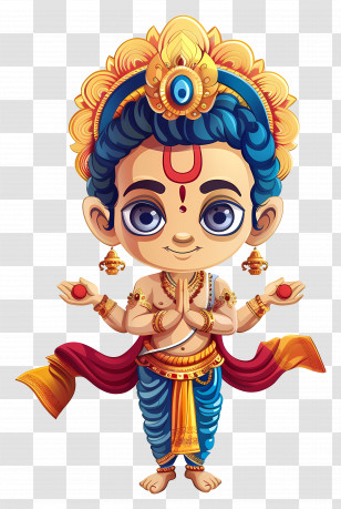 Apara Ekadashi - Traditional Hindu Deity Transparent PNG