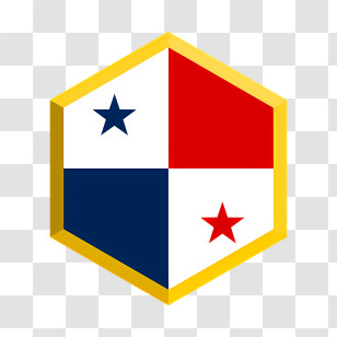 Panama Flag - Panama National Flag Emblem Transparent PNG