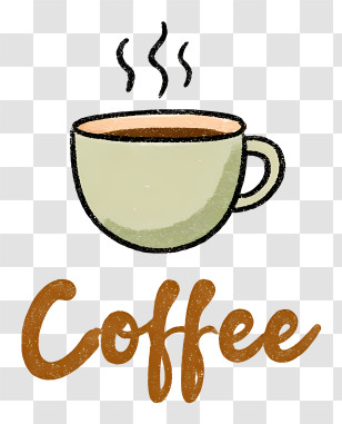 Coffee Logo - Steaming Coffee Cup Illustration Transparent PNG