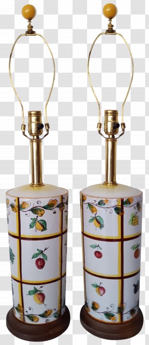 01504 Product Design Trophy - Brass - Hand Painted Lamp Transparent PNG