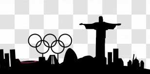 Christ The Redeemer 2016 Summer Olympics 2014 Winter Opening Ceremony Team Of Refugee Olympic Athletes Paralympic Games - Rio De Janeiro - Vector Silhouette Transparent PNG