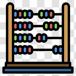 Abacuses - Colorful Abacus For Learning And Counting Transparent PNG