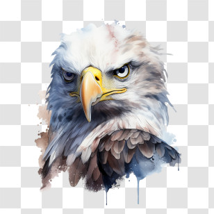 Eagle - Fierce Eagle Portrait Transparent PNG