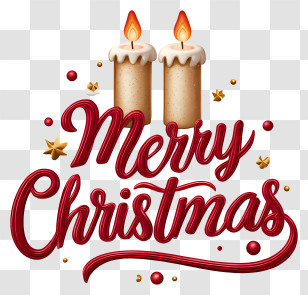 Merry Christmas Word - Merry Christmas Greeting Transparent PNG