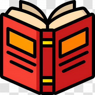 Open Book - Open Red Book Transparent PNG