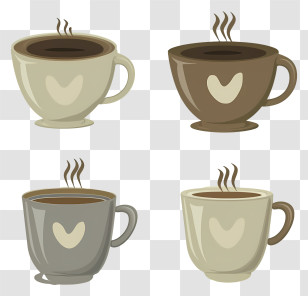 Coffee - Warm Coffee Cups For Cozy Mornings Transparent PNG