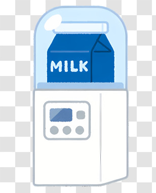 Cooking - Milk Carton In Processing Machine Transparent PNG