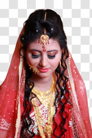 Jewellery Makeover Hair Photo Shoot Maroon - Long Transparent PNG
