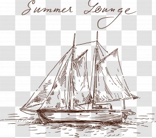 Vector Graphics Sailing Ship Boat - Galley - Sail Transparent PNG