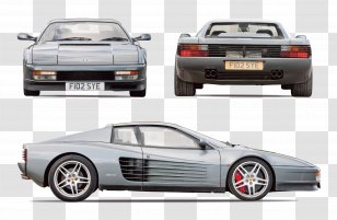 Nissan Skyline GT-R Sports Car Ferrari Testarossa - F50 Transparent PNG