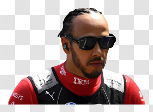 Lewis Hamilton - Man With Sunglasses In Sportswear Transparent PNG