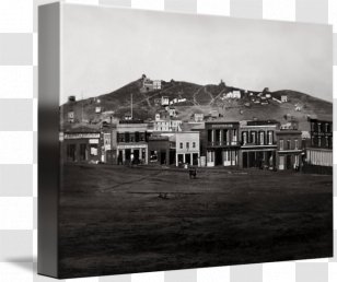 Barbary Coast California Gold Rush San Francisco Bay History Of - Black And White - Science Fiction Quadrilateral Decorative Backgroun Transparent PNG