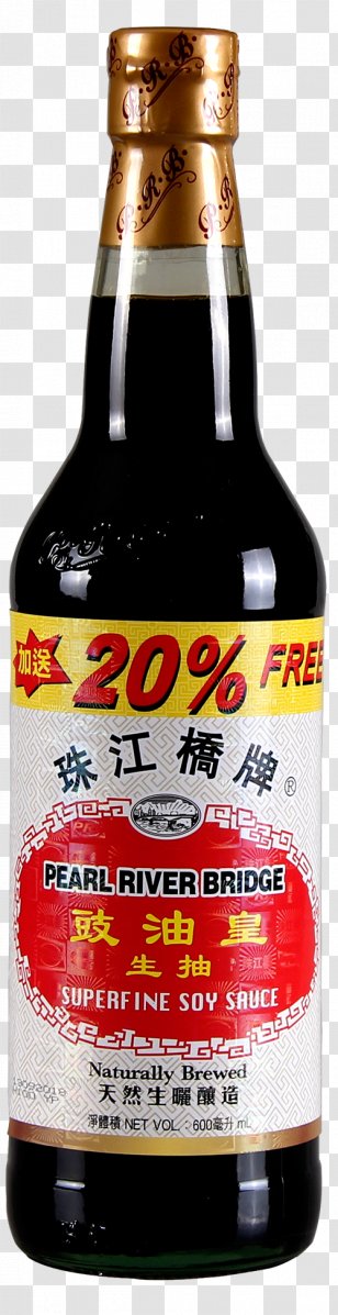 Liqueur Glass Bottle ç”ŸæŠ½ Soy Sauce - Ale Transparent PNG