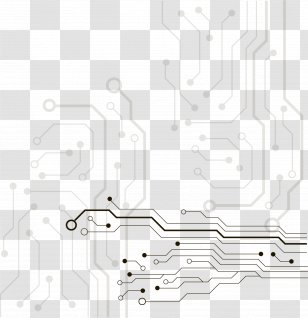 Printed Circuit Board Electronic Integrated - Symmetry - Chip Lines ...