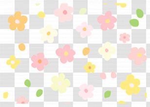 Flower Background - Colorful Floral Pattern Design Transparent PNG