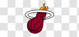 Miami Heat Logo - Miami Heat Basketball Team Logo Transparent PNG