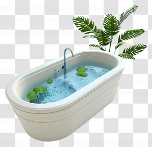 Spa Bath - Relaxing Bathtub Transparent PNG