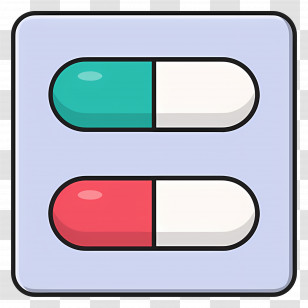 Medicine Capsule - Red And Green Pills Transparent PNG