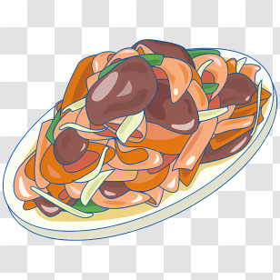Noodles - Vegetable Dish Illustration Transparent PNG