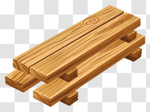 Wooden Lumber - Wooden Planks For Construction Transparent PNG