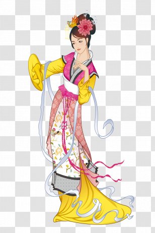 Vector Graphics Mid-Autumn Festival Chang'e Bijin Portable Network - Drawing - Overseas Chinese Day Transparent PNG