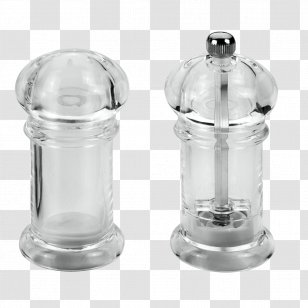 Salt And Pepper Shakers Glass Black Cellar - Kitchen - Caracter Transparent PNG