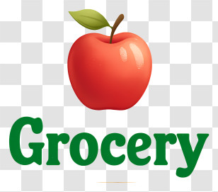 Grocery Logo - Grocery Apple Logo Transparent PNG