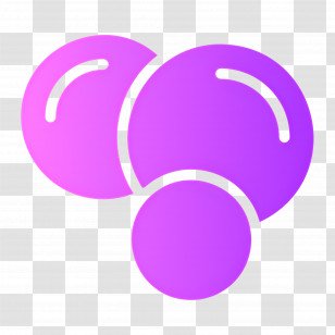 Air Bubbles - Purple Bubbles Illustration Transparent PNG