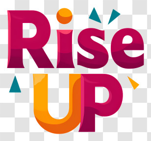 Rise Up - Rise UP Colorful Logo Transparent PNG