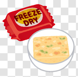 Food - Packaged Freeze Dry Food Illustration Transparent PNG