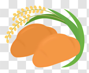 Food - Rice And Wheat Grains For Harvest Season Transparent PNG