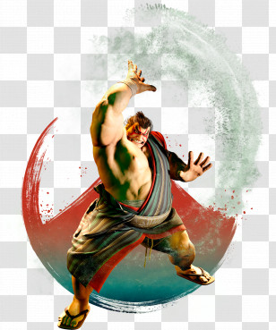 Honda - Fighter Character In Action Pose Transparent PNG