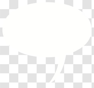 Text Box - Blank White Speech Bubble Illustration Transparent PNG