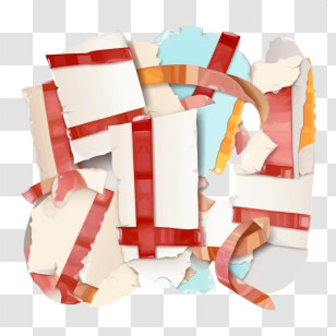 Torn Paper - Torn Paper Collage Art Design Transparent PNG