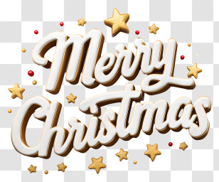 Merry Christmas Lettering - Merry Christmas Gold Script Transparent PNG