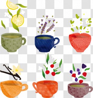 Teacup Coffee - Tableware - Vector Tea Transparent PNG