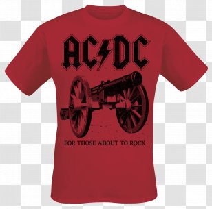AC/DC For Those About To Rock We Salute You Album - Active Shirt Transparent PNG
