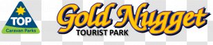 Bendigo Caravan Park Gold Nugget Tourist Campsite Accommodation - Logo - Famous Sites Transparent PNG