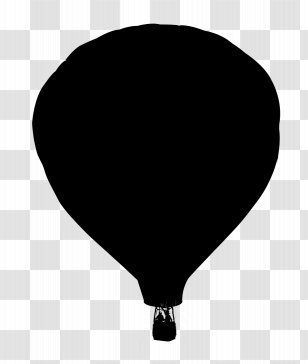 Image Balloons: 2 Hot Air Balloon Valideus - Blackandwhite - Balloons Transparent PNG