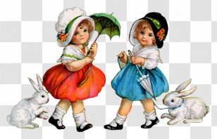 Easter Bunny Postcard Greeting & Note Cards - Post Transparent PNG