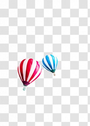 Hot Air Balloon Aviation Wallpaper - Striped Transparent PNG