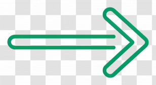 Green Arrow - Green Right Arrow Transparent PNG