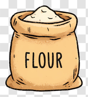 Flour - Sack Of Flour Illustration Transparent PNG